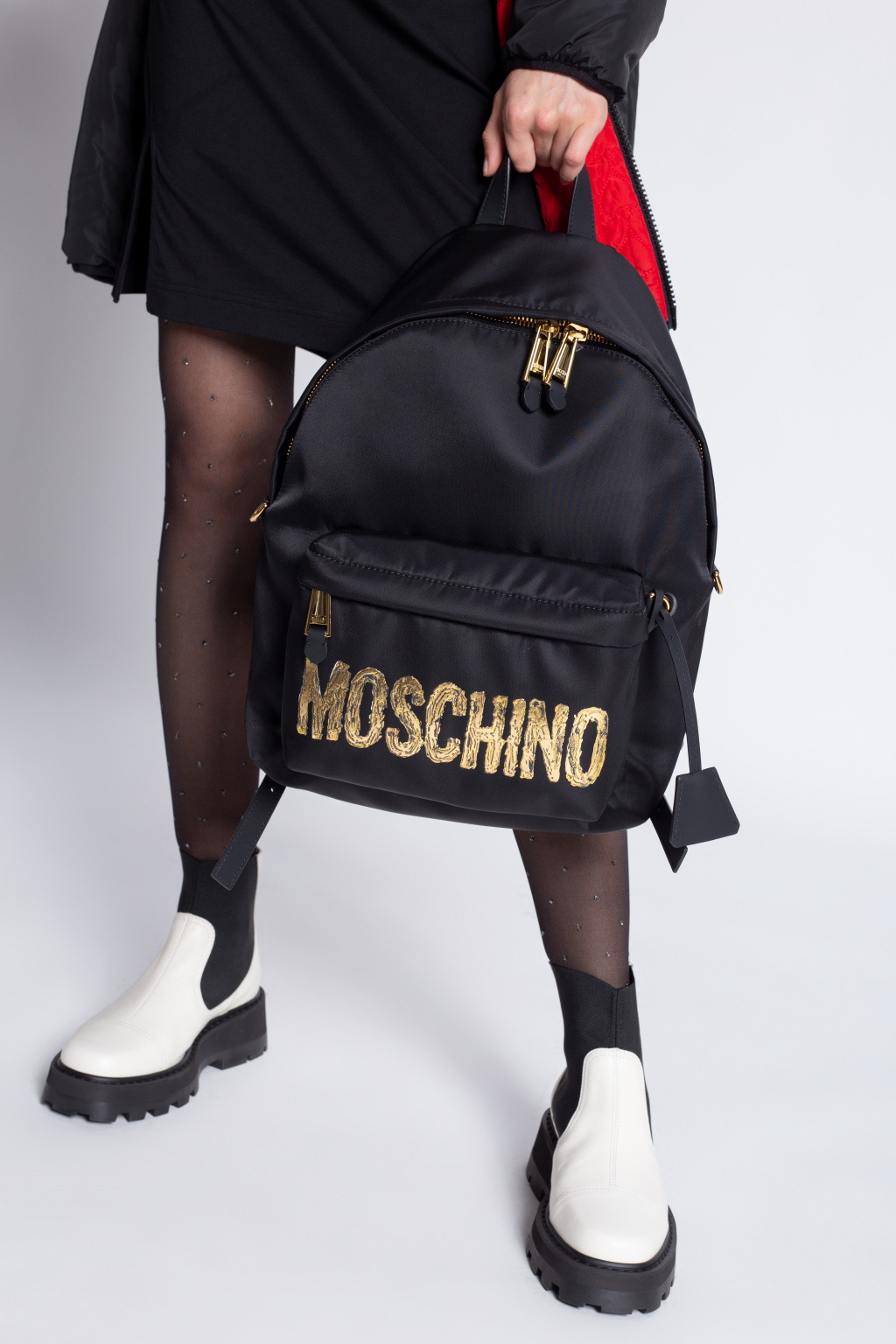 Backpack with logo Moschino IetpShops Malawi The Anywhere Bag Alexandra